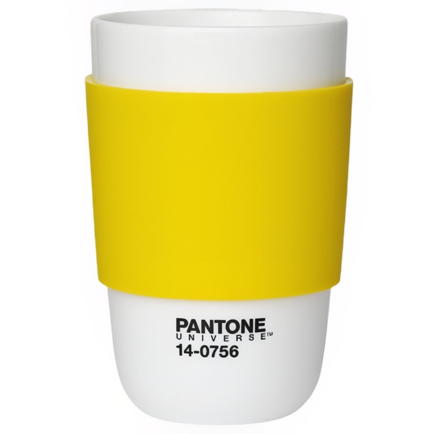 Žlutý porcelánový hrnek Pantone Empire Yellow 14-0756 375 ml Pantone