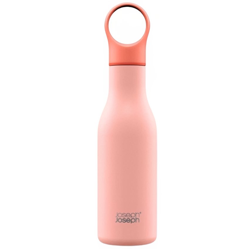 Joseph Joseph Korálově růžová nerezová termoláhev Loop 500 ml Joseph Joseph