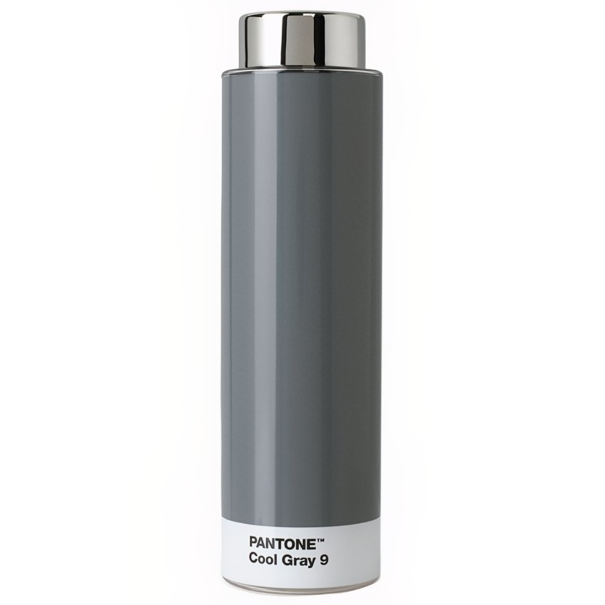 Šedá kovová láhev Pantone Tritan Cool Gray 9 500 ml Pantone