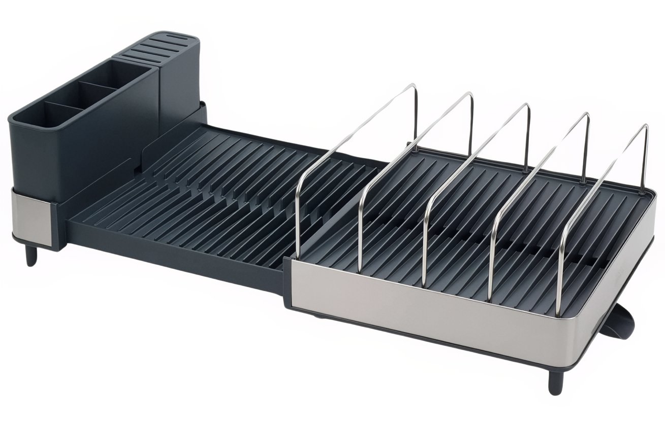 Joseph Joseph Černý odkapávač na nádobí Extend Max Steel Joseph Joseph