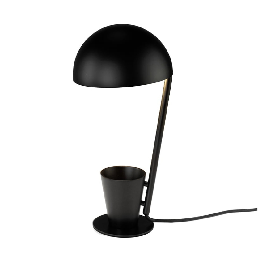Černá kovová stolní lampa Angel Cerdá No. 8038 Angel Cerdá