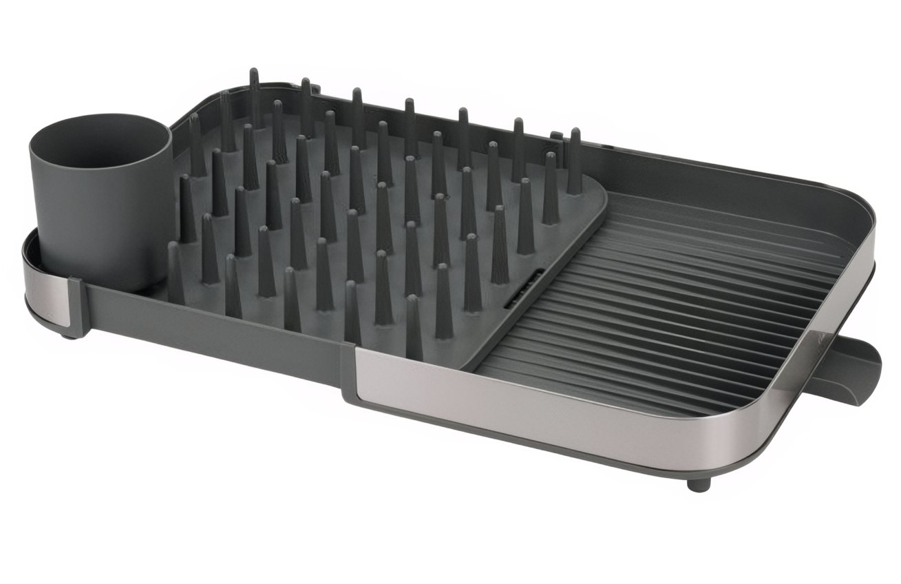Joseph Joseph Černý odkapávač na nádobí Duo Steel Joseph Joseph