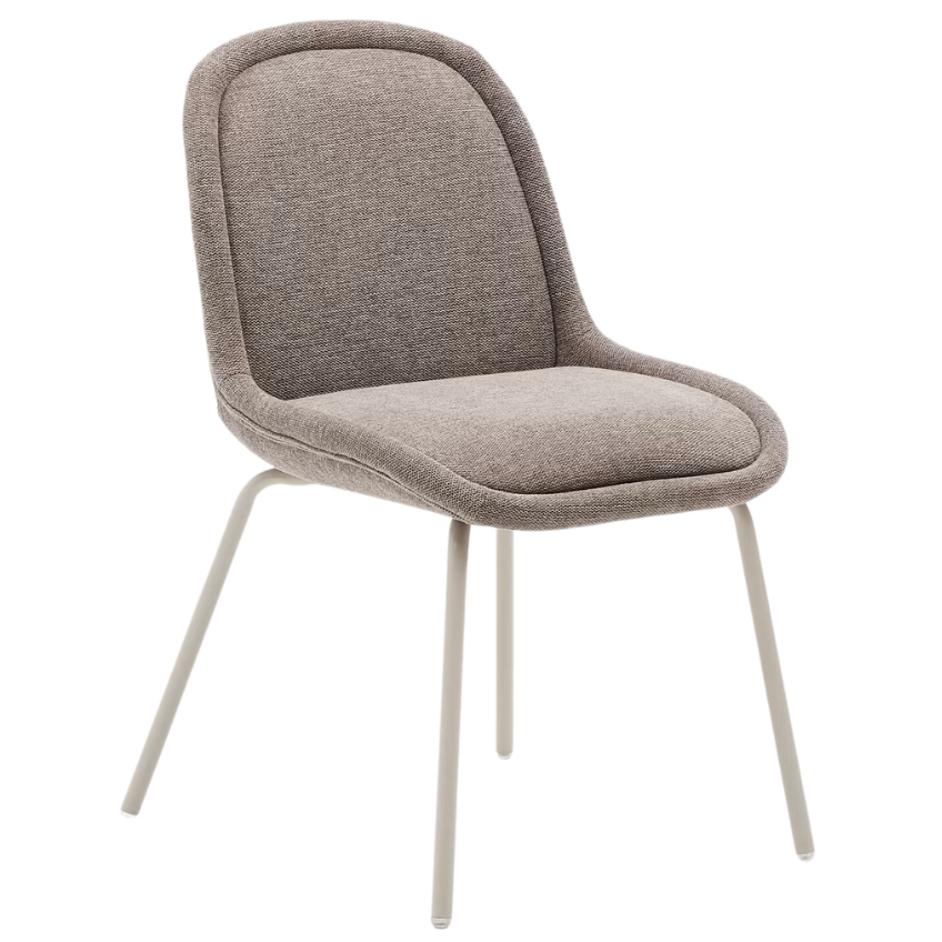 Hnědá čalouněná jídelní židle Kave Home Aimin II. Kave Home