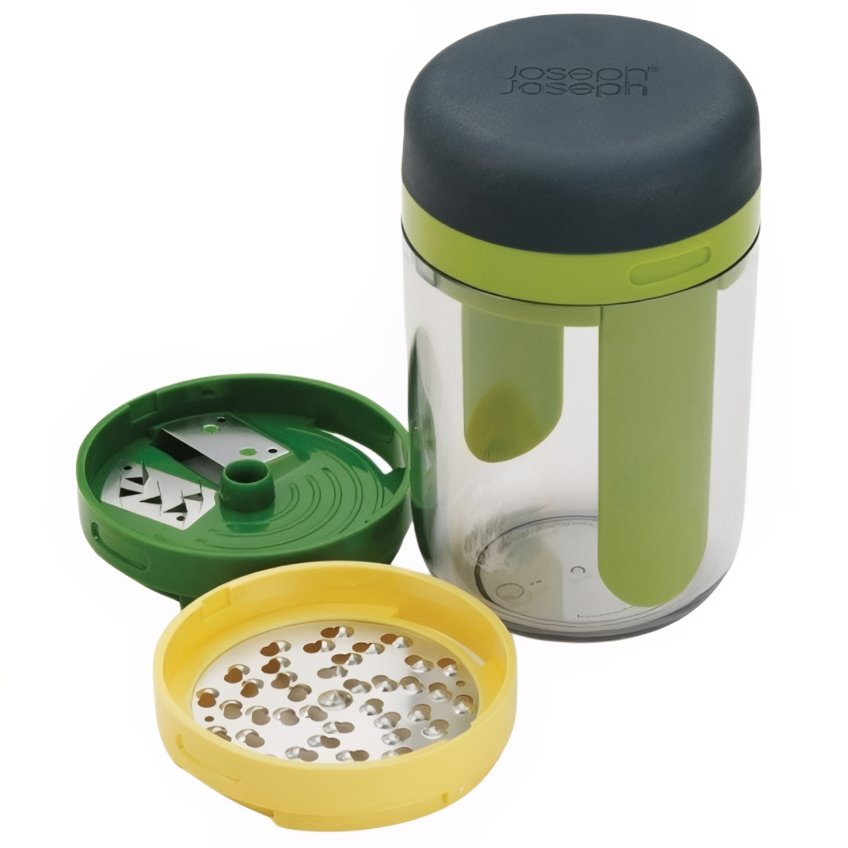 Joseph Joseph Zeleno-žlutý plastový kráječ na zeleninu Spiro Joseph Joseph