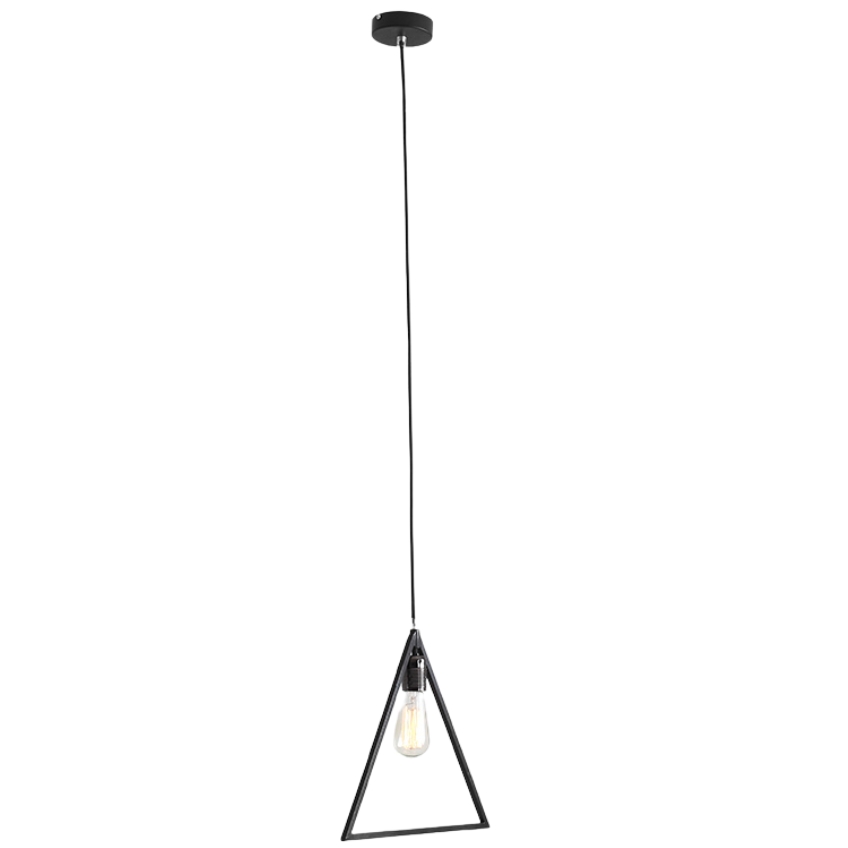 Nordic Design Černé kovové závěsné světlo Paris 35 x 30 cm Nordic Design