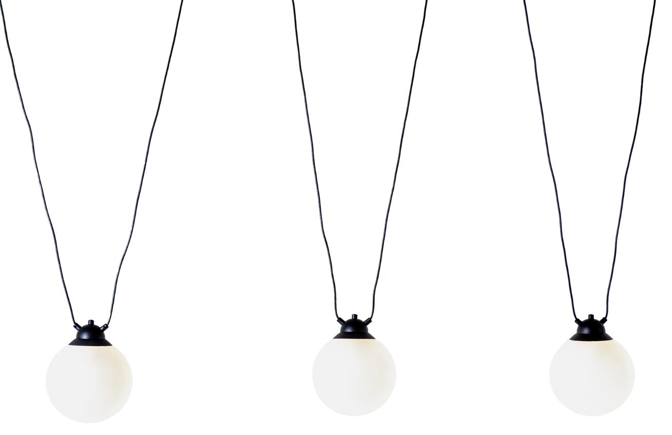 Nordic Design Opálově bílé skleněné závěsné světlo Dion Easy III. Nordic Design