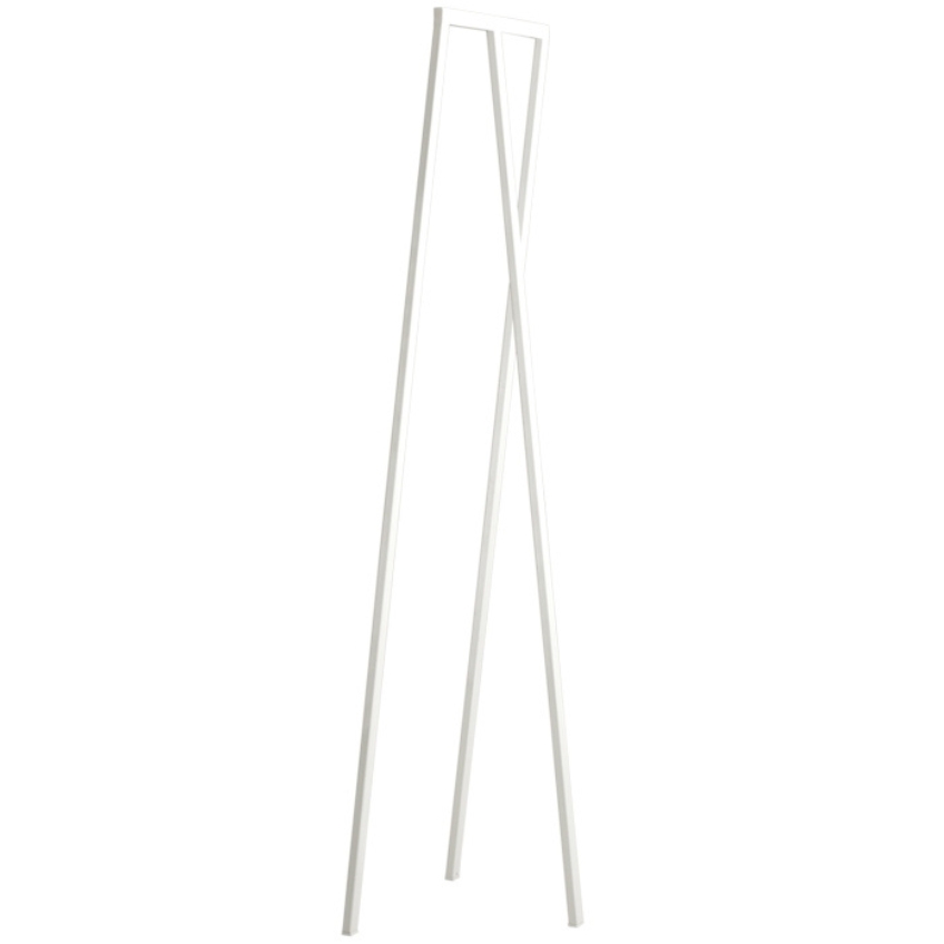 Nordic Design Bílý kovový stojací věšák Yako 173 x 50 cm Nordic Design