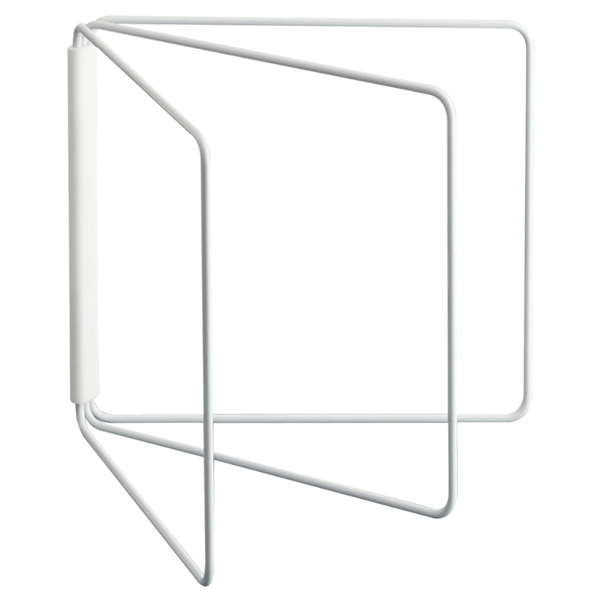 Bílý kovový skládací stojan na utěrky Yamazaki Tower YAMAZAKI