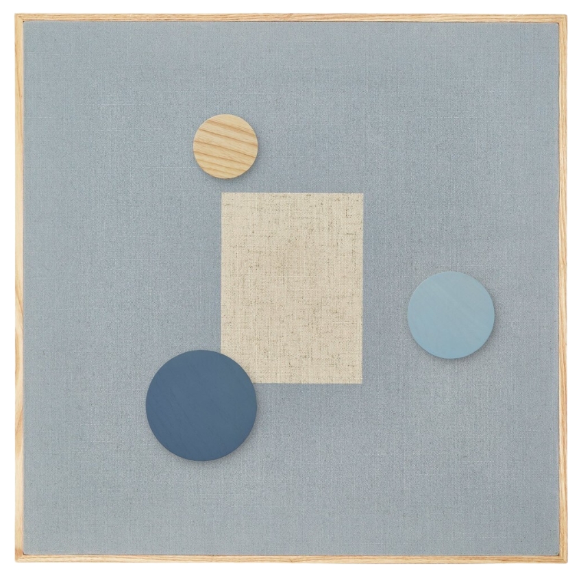 Nofred Modrá nástěnka s magnety Noticeboard 51 x 51 cm Nofred