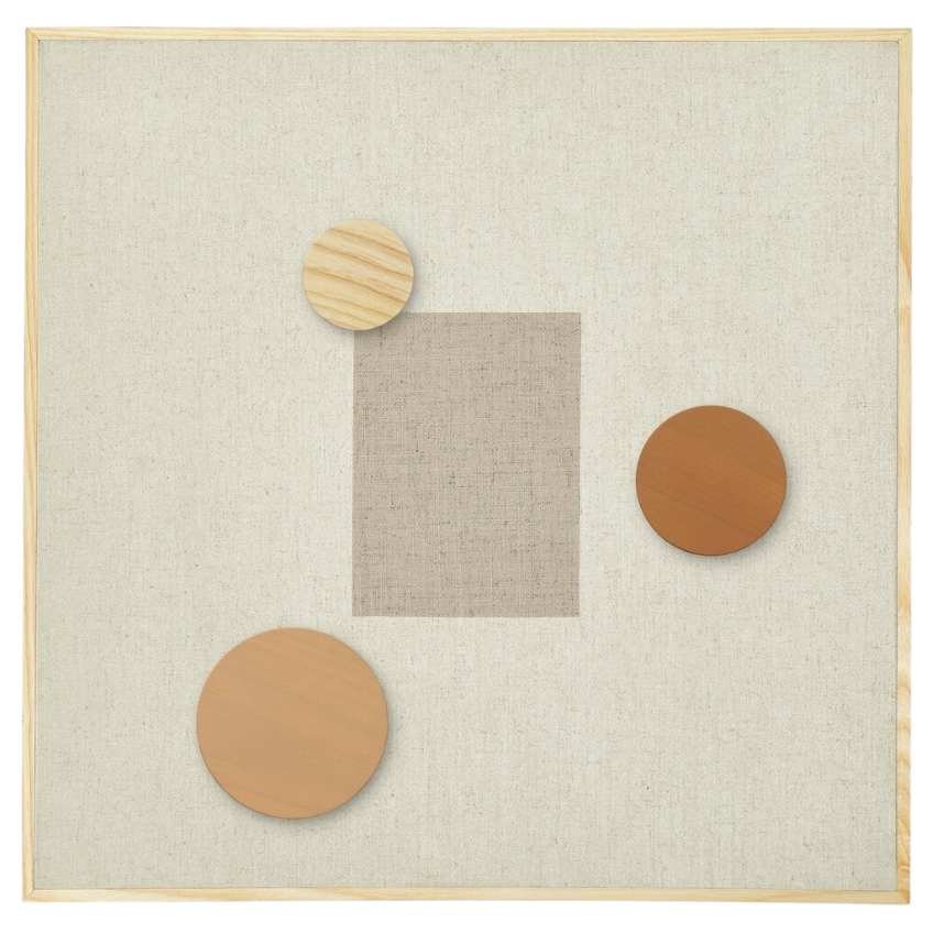 Nofred Béžová nástěnka s magnety Noticeboard 51 x 51 cm Nofred