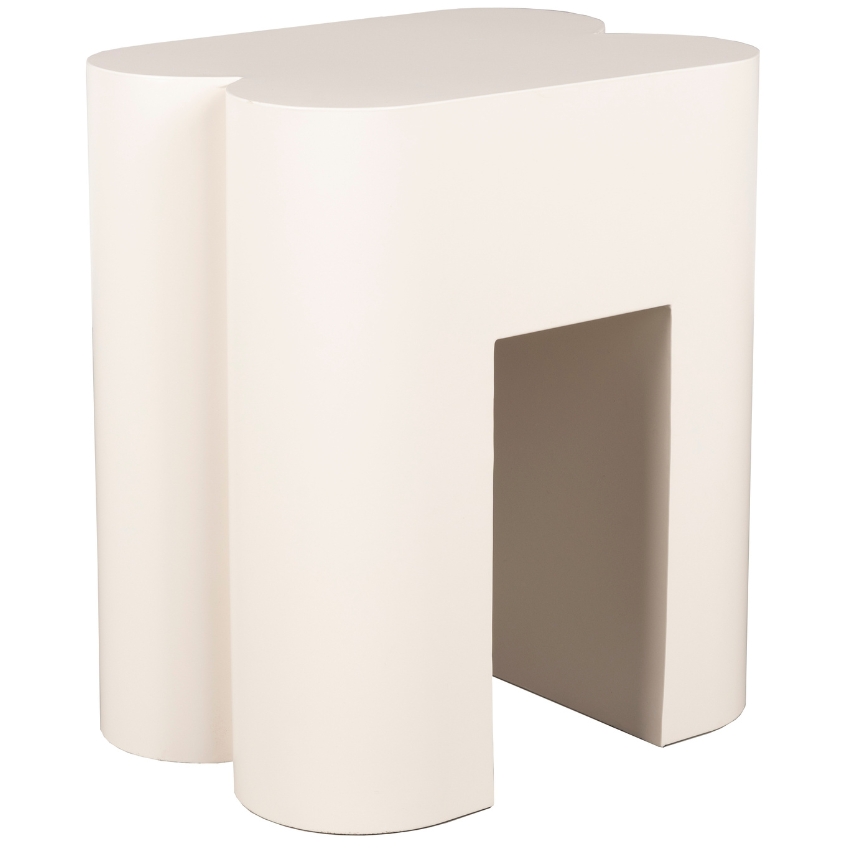 Béžová kovová stolička ZUIVER SHAPE 40 cm Zuiver