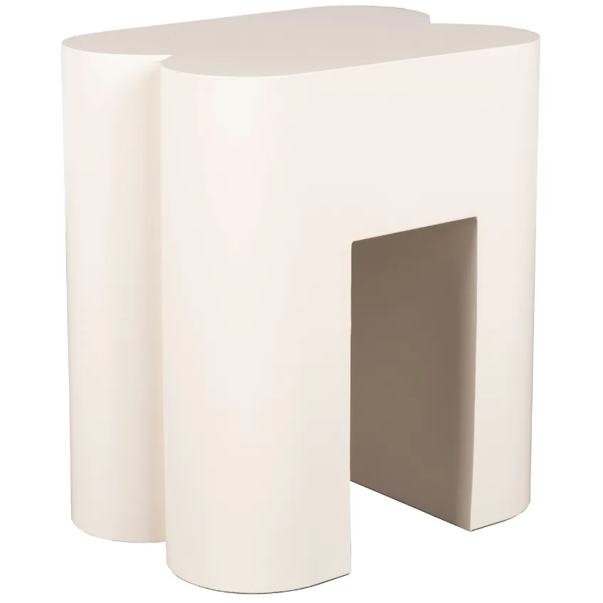 Zuiver Béžová kovová stolička SHAPE 40 cm