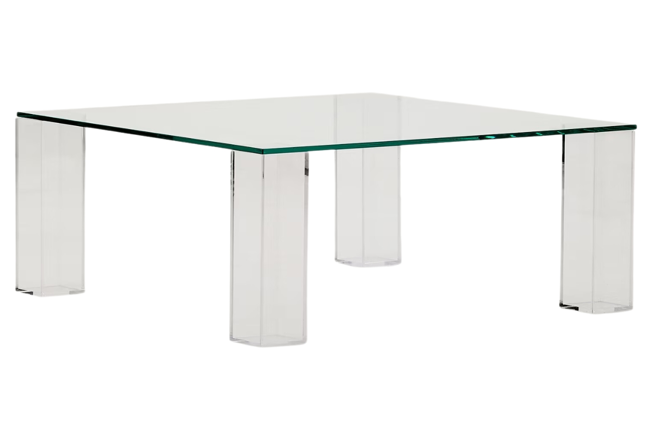 Skleněný konferenční stolek Kave Home Adularia 85 x 85 cm Kave Home