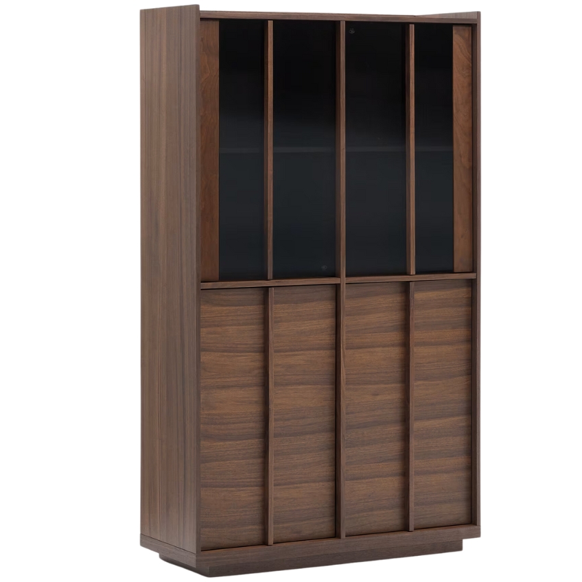 Ořechová vitrína Kave Home Onix 170 x 100 cm Kave Home