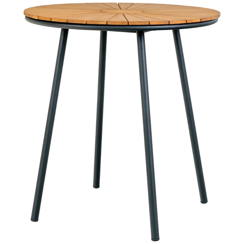 Nordic Living Teakový zahradní stůl Cleveland 70 cm Nordic Living