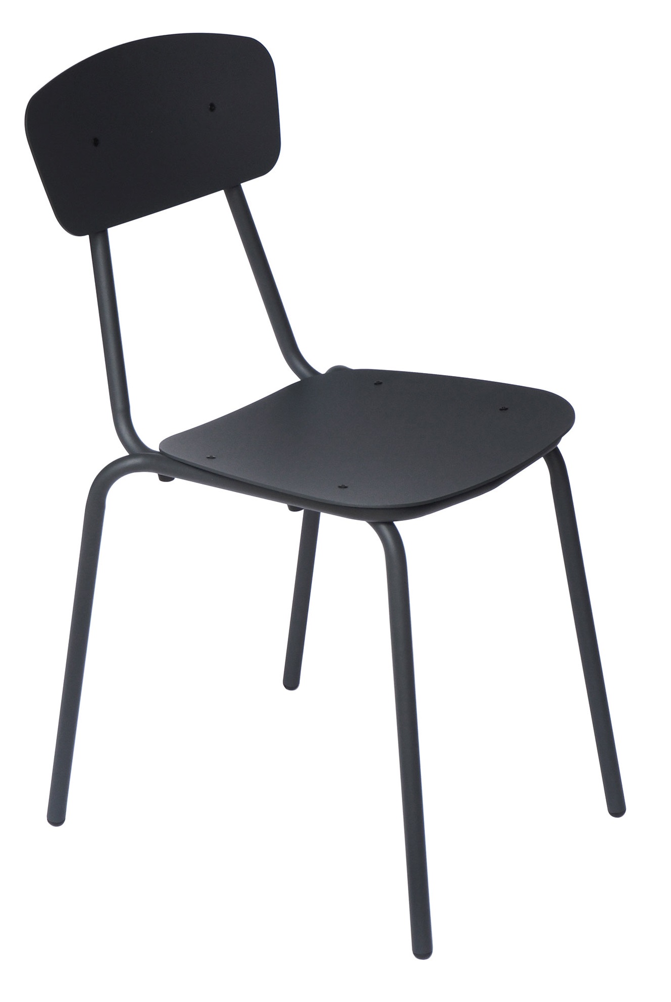 Černá kovová zahradní židle MARA SIMPLE OUTDOOR Mara