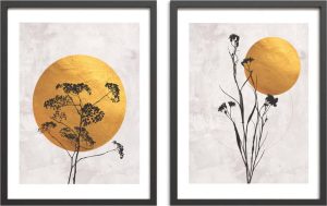 Sada plak&aacute;tů v r&aacute;mu 2 ks 30x40 cm Charm &ndash; Styler Styler