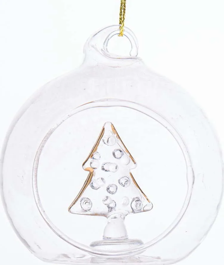 Skleněná vánoční koule ø 6 cm Tree – Dakls