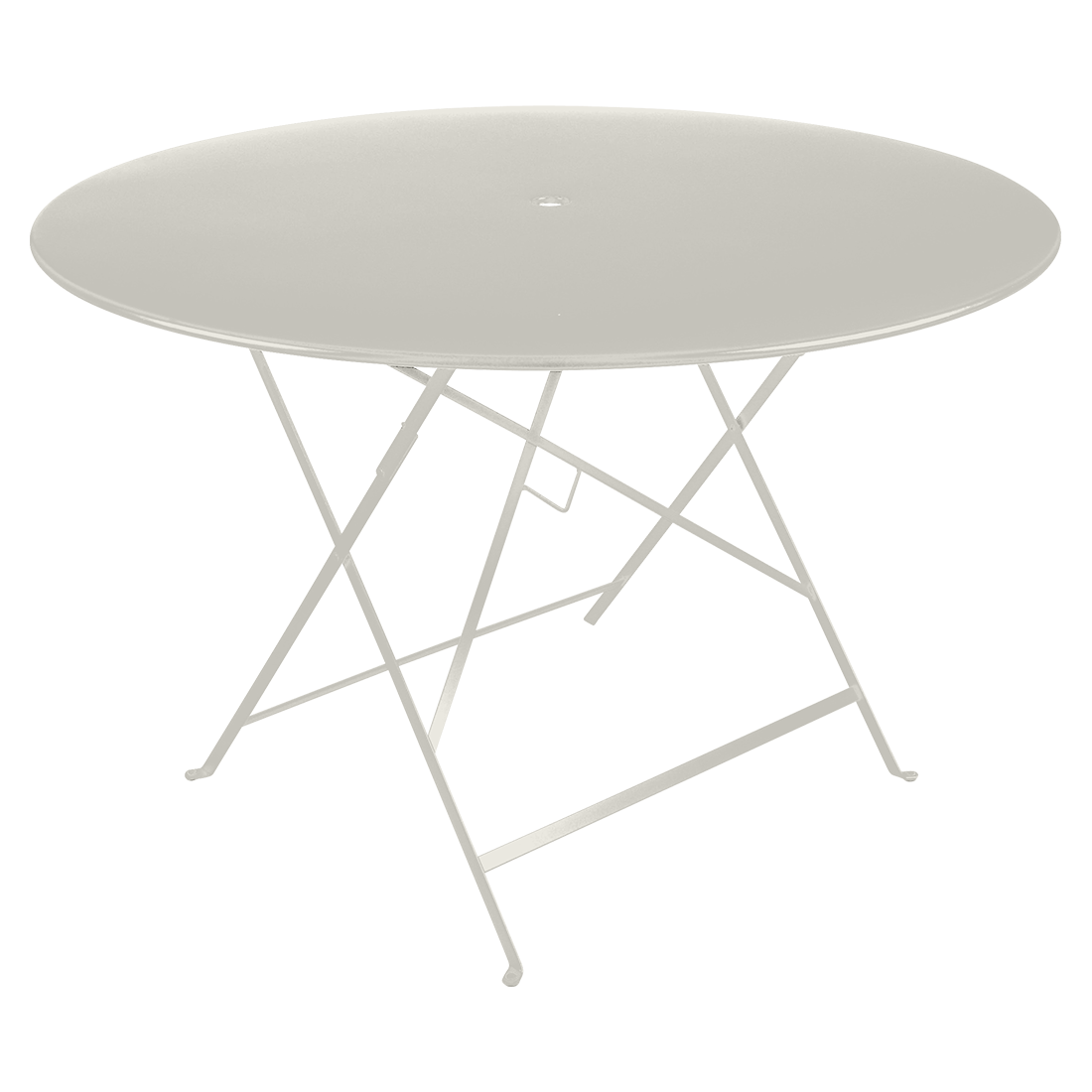 Světle šedý kovový skládací stůl Fermob Bistro 117 cm Fermob