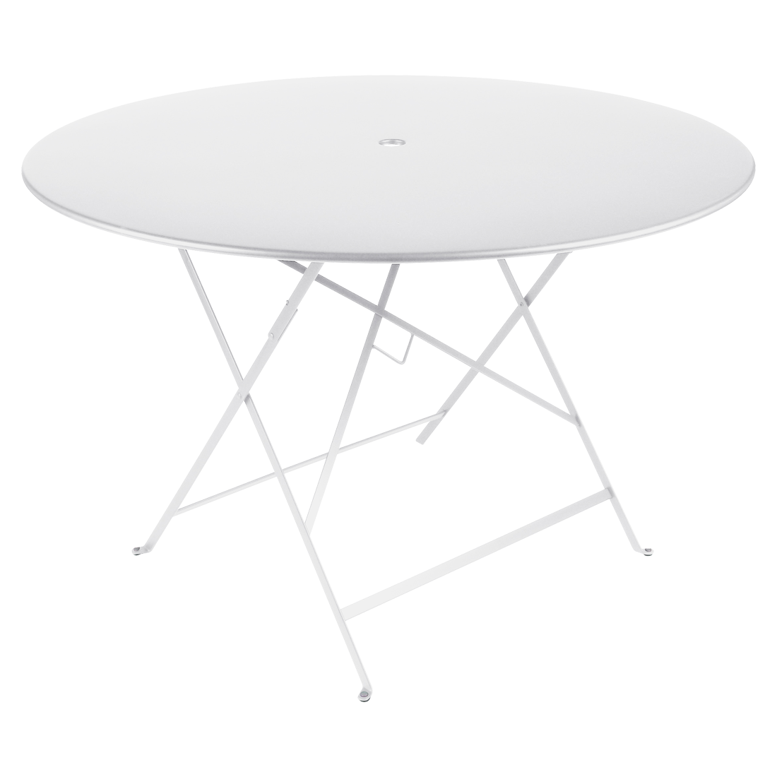 Bílý kovový skládací stůl Fermob Bistro 117 cm Fermob
