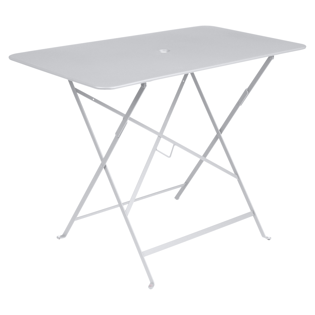 Bílý kovový skládací stůl Fermob Bistro 97 x 57 cm Fermob