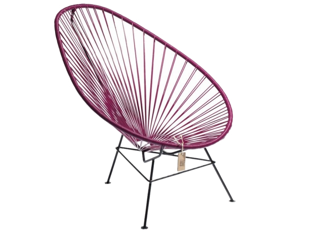 Vínově růžové zahradní křeslo Acapulco Acapulco