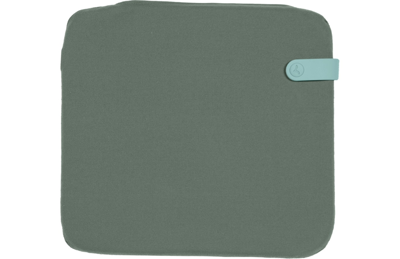 Zelený látkový podsedák na židle Fermob Color Mix 41 x 38 cm Fermob