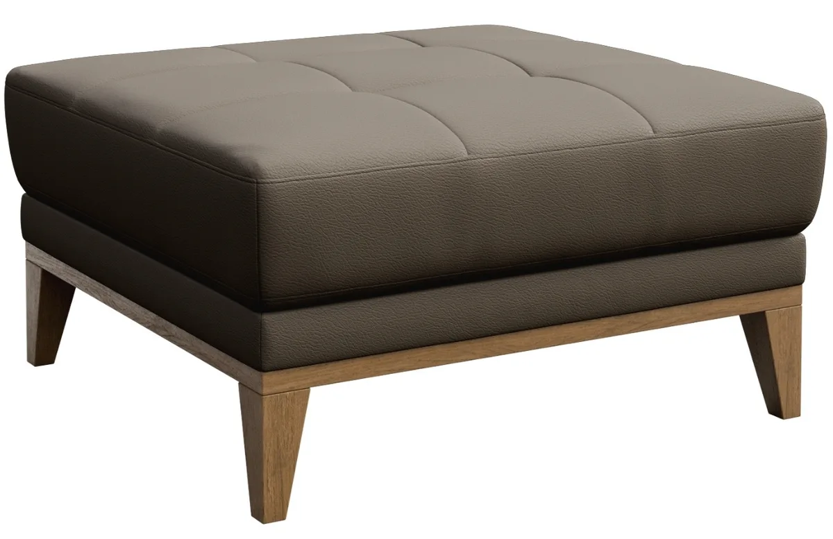 Kožená podnožka MESONICA Musso Tufted