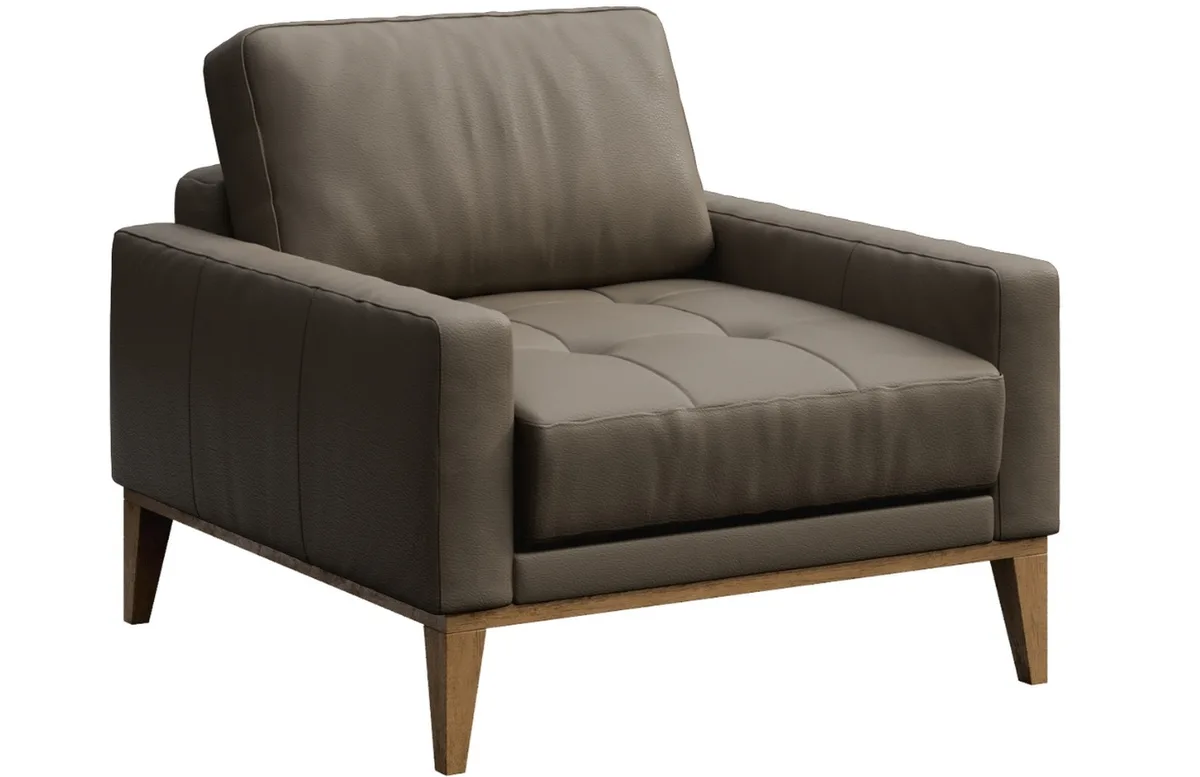 Mesonica kožené křeslo Musso Tufted