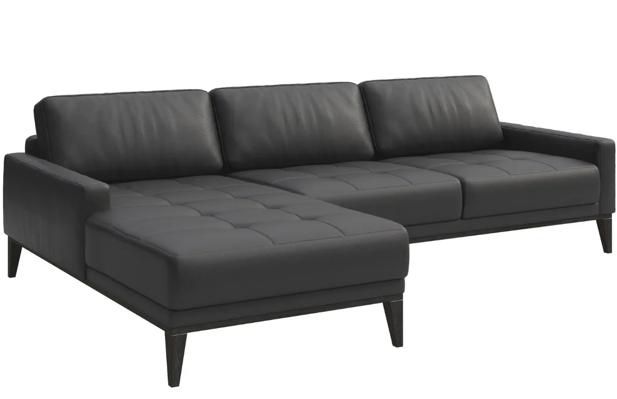 Kožená rohová pohovka MESONICA Musso Tufted, levá