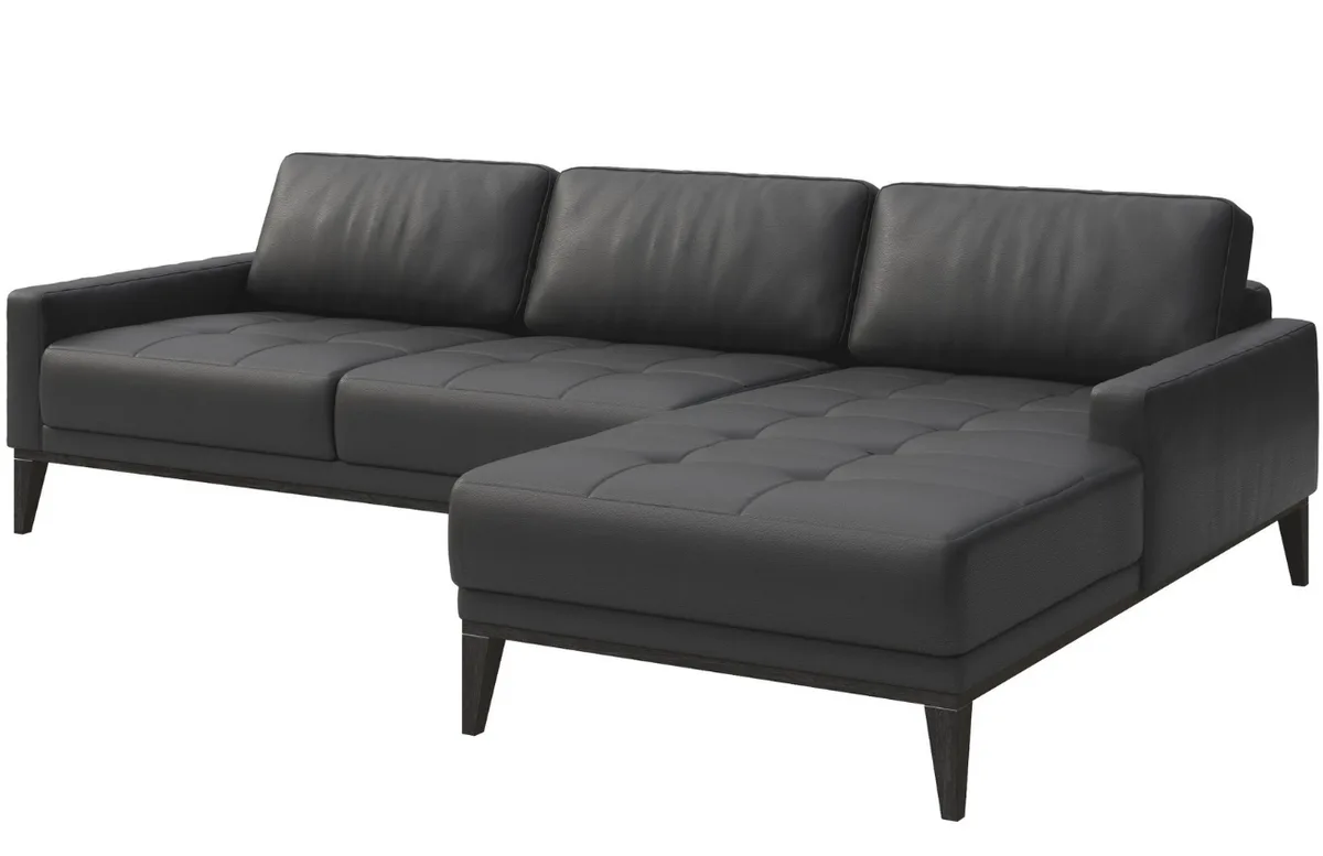 Kožená rohová pohovka MESONICA Musso Tufted, pravá