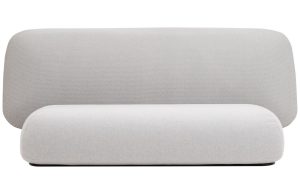 Světle &scaron;ed&aacute; l&aacute;tkov&aacute; trojm&iacute;stn&aacute; pohovka Softline Halo 242 cm Softline