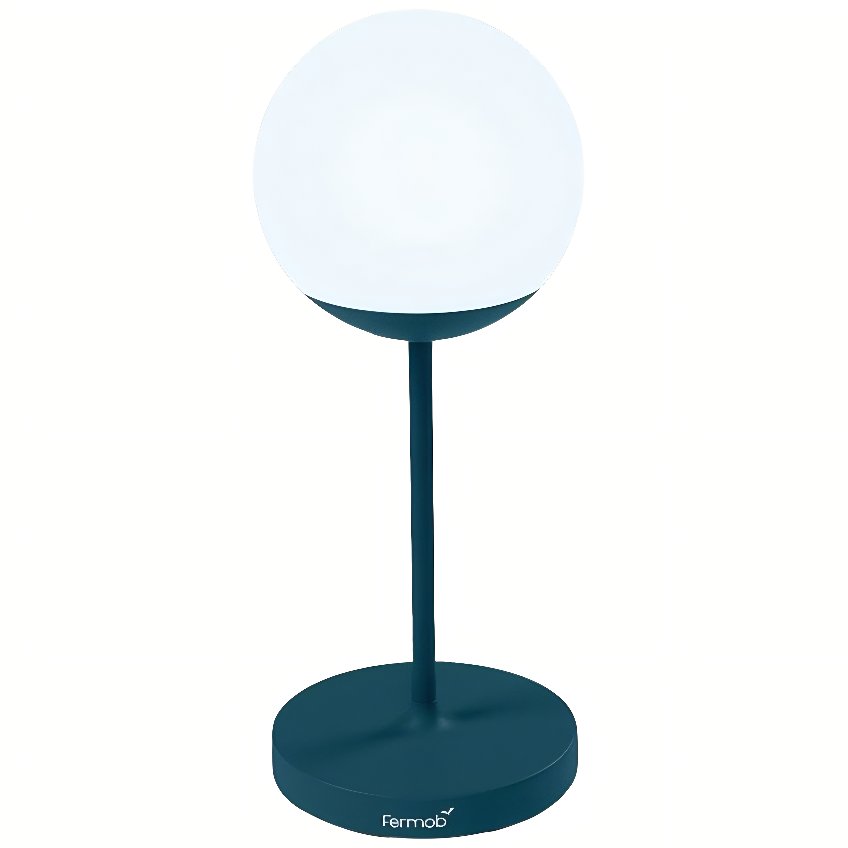 Modrá venkovní LED lampa Fermob MOOON! 63 cm Fermob