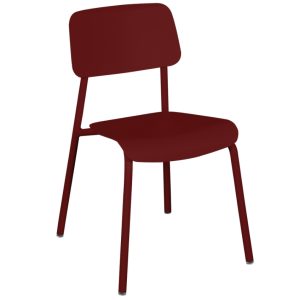 Červen&aacute; hlin&iacute;kov&aacute; zahradn&iacute; židle Fermob Studie Fermob