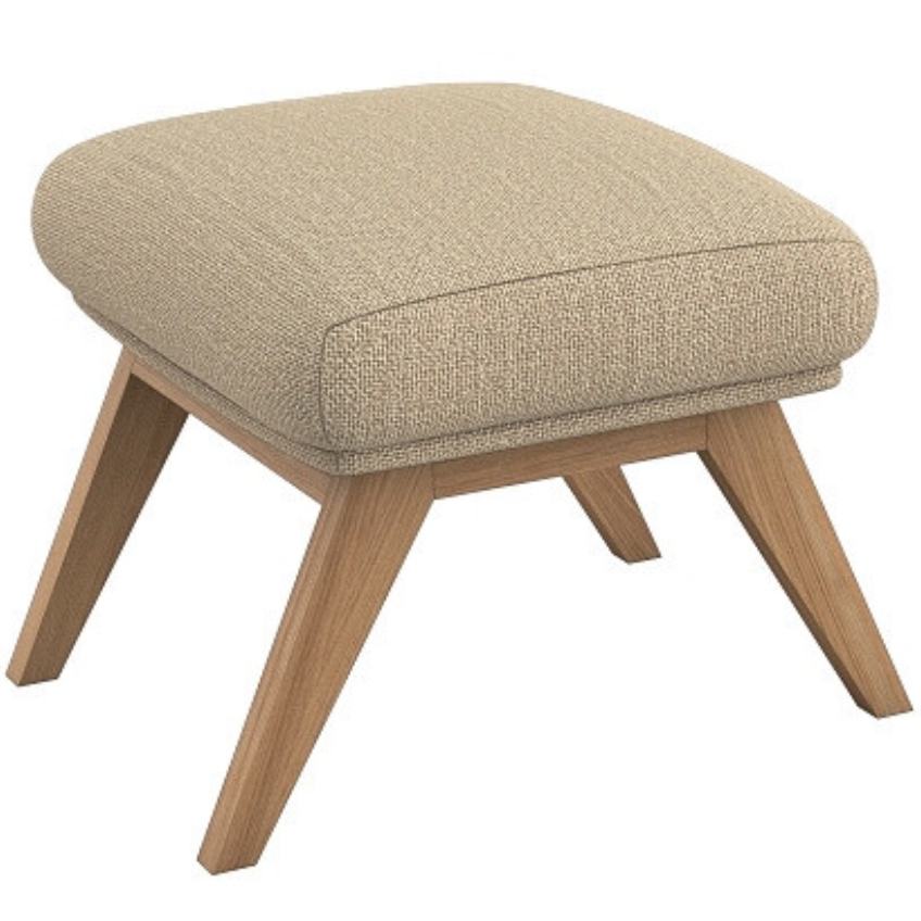 Béžová čalouněná podnožka FLEXLUX ADRIA 54 x 41 cm Flexlux
