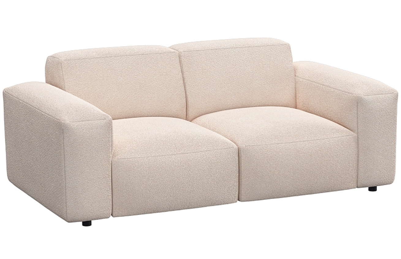 Krémově bílá čalouněná dvoumístná pohovka FLEXLUX LUCERA 187 cm Flexlux