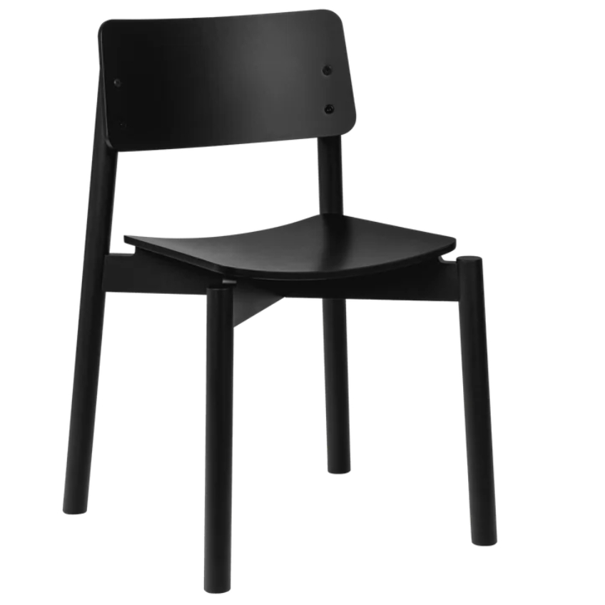 noo.ma Černá dřevěná jídelní židle Wem noo.ma