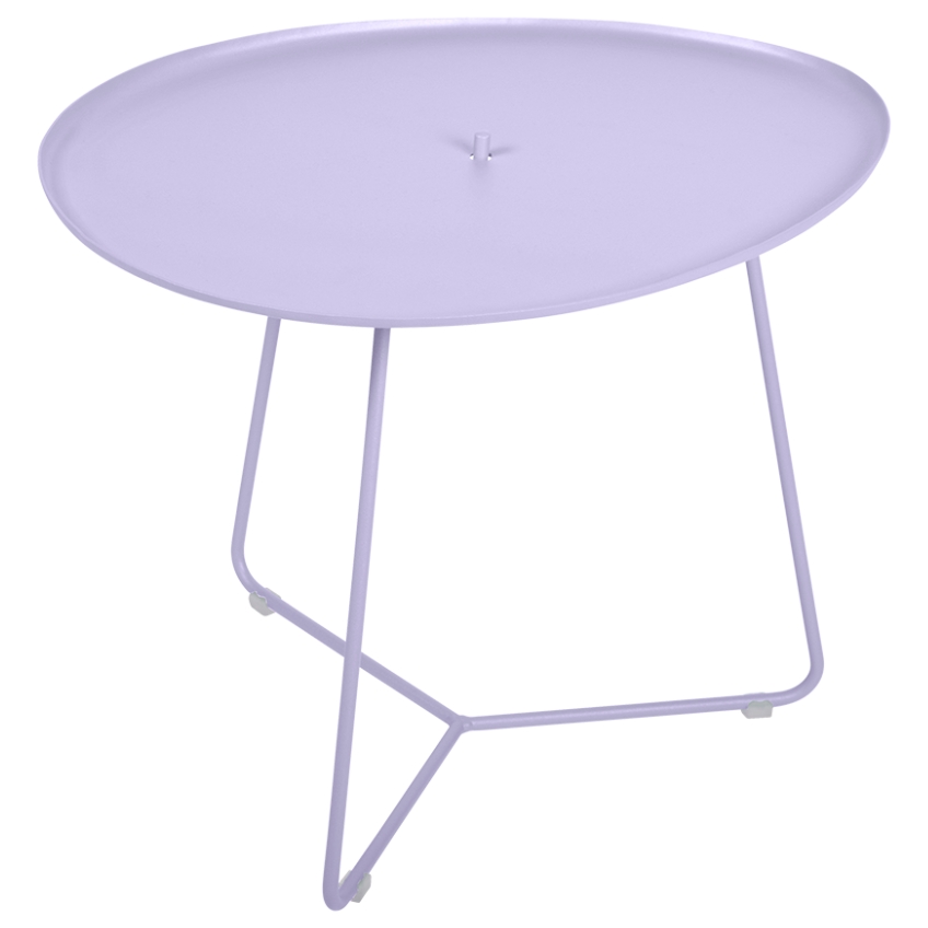 Fialový kovový konferenční stolek Fermob Cocotte 44 x 55 cm Fermob