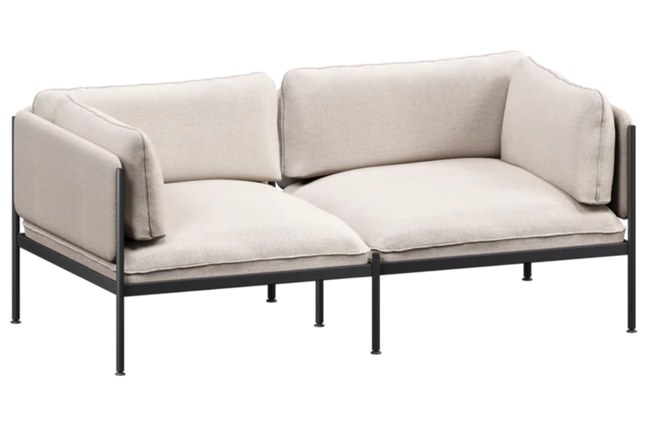 noo.ma Béžová čalouněná dvojmístná pohovka Toom 178 cm noo.ma