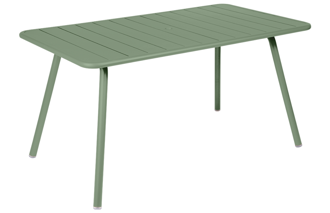 Kaktusově zelený kovový stůl Fermob Luxembourg 143 x 80 cm Fermob