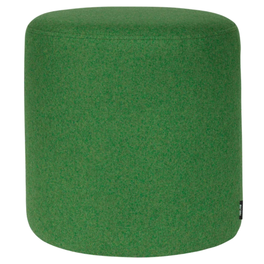 noo.ma Zelený čalouněný puf Folk 40 cm noo.ma