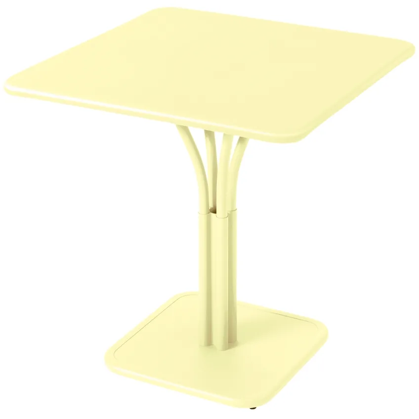 Citronově kovový stůl Fermob Luxembourg Pedestal
