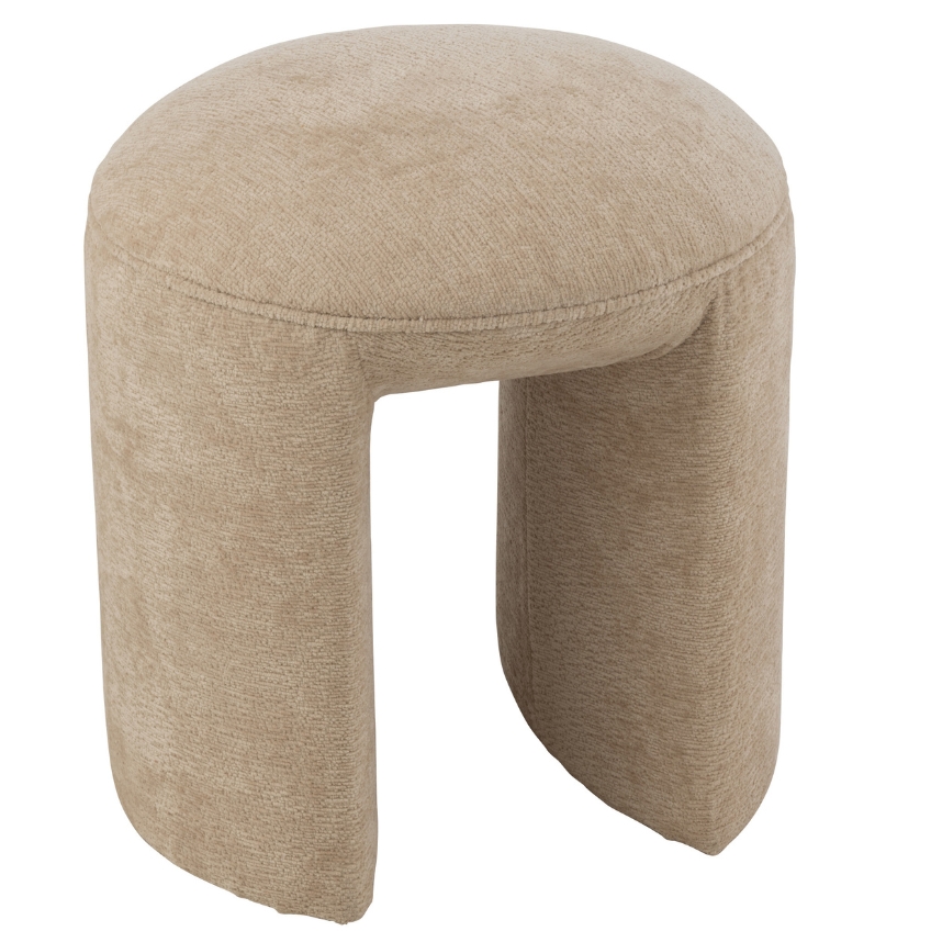 Béžová čalouněná stolička J-line Tammy 44 cm J-line
