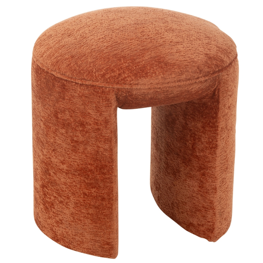 Oranžová čalouněná stolička J-line Tammy 44 cm J-line