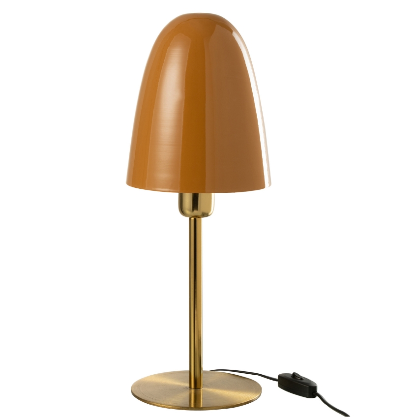 Okrově žlutá kovová stolní lampa J-line Musino J-line
