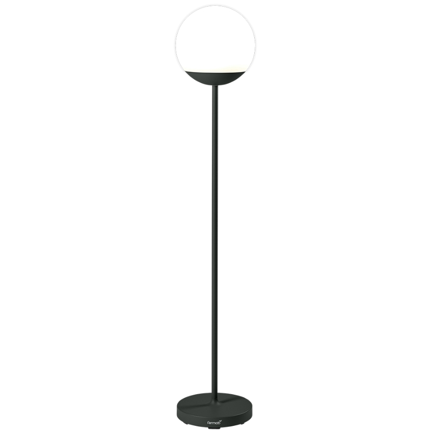 Antracitová venkovní LED lampa Fermob MOOON! 134 cm Fermob