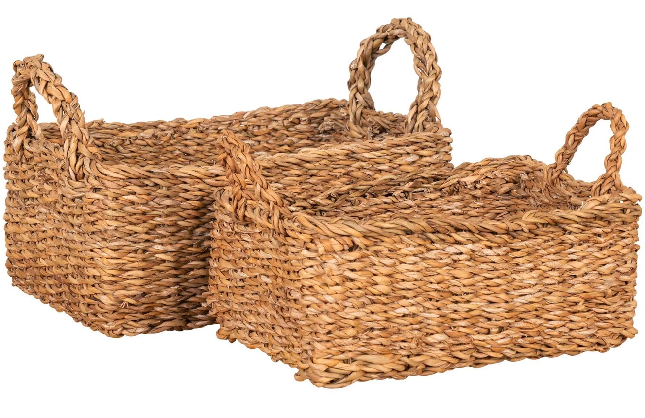 Nordic Living Set dvou dekorativních košů Morella 20x28/23x32 cm z přírodních vláken Nordic Living