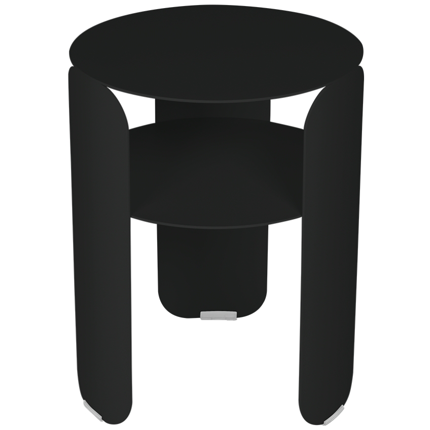 Černý kovový zahradní odkládací stolek Fermob Bebop 35 cm Fermob