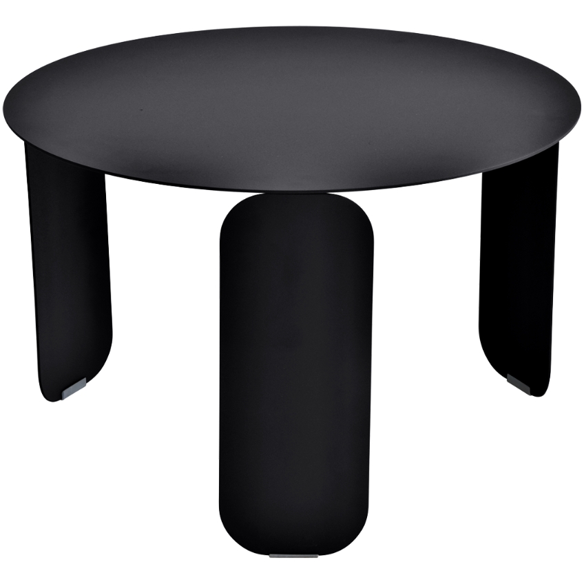 Černý kovový zahradní konferenční stolek Fermob Bebop 60 cm Fermob