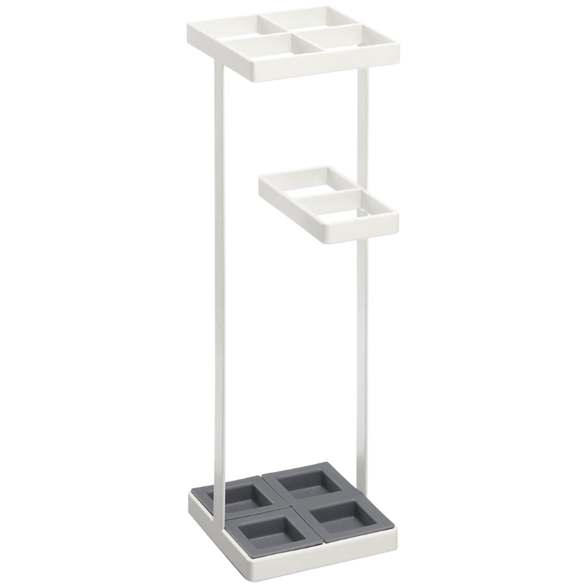 Bílý kovový stojan na deštníky Yamazaki Tower YAMAZAKI